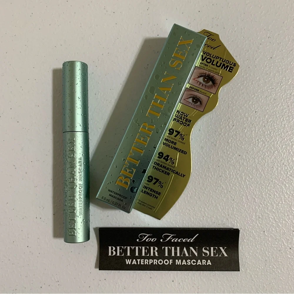 Too Faced Better Than Sex Waterproof Mascara-NIB